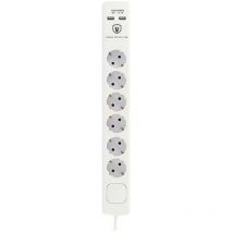Steckerleiste Mit 6 Steckdosen Und Schalter Tm Electron 230 V