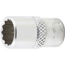 Bgs Technic - Steckschlüssel-Einsatz Zwölfkant Antrieb Innenvierkant 6,3 mm (1/4') sw 3/8'