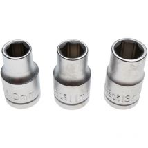 Bgs Technic - Steckschlüsseleinsatz-Satz Antrieb 12,5 mm (1/2') sw 10 - 11 - 13 mm 3-tlg.