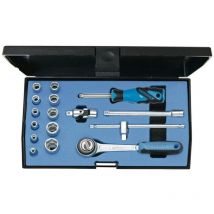 Steckschlüssel-Satz 1/4' 16-tlg 6-kant 4-13mm, 20 EMU-3, 6172290 - Gedore