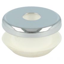 Stedo - Mület Urinal-Verbinder für Druckspülrohre 12-20 mm weiß, mit Rosette