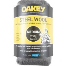 Oakey 200G Medium Gade 1 Steel Wool