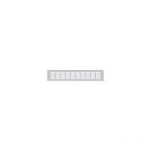 Hoju - Placa rejilla de ventilación 130x1000 mm, F1 ranurado 30x5 mm