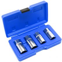 Wiltec - Stehbolzen Ausdreher Auszieher Satz 4tlg 6 8 10 12mm 1/2' Antrieb Abzieher