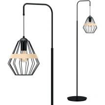 Stehleuchte cliff black 1xE27