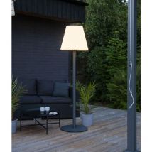 Stehlampe Garden Light Kreta, 187 x 50 cm, Grau, Outdoor, IP65