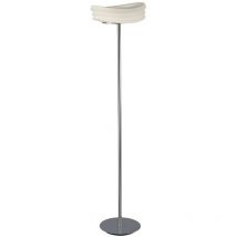 Mantra - Inspired Mediterraneo - Stehlampe 2 Light E27, poliertes Chrom, mattweißes Glas