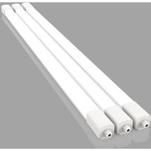 Amdelne 3er Pack 150cm Led Feuchtraumleuchte Weiß 45w 5000lm,neutralweiß 4000k,pc,ip65,quader Led-lichtleisten Für Badezimmer Keller Garage [klasse E]