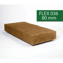 Flex 036 1220x575 panneaux isolants laine de bois 80mm R2.2 - paquet(s) de 4,21 m² - Steico