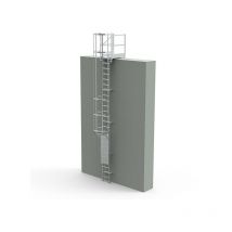 Matisère - Steigleiter mit Ausstiegstritt 0.80m - Steighöhe 6.10 bis 6.30m - CS63-CPSH-080-CSPC