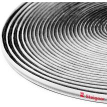 Steigner Bürstendichtung Schiebetür Kleiderschrank 4,8x4 Mm 20m Selbstklebende Türdichtung Für Garderobe, Schlafzimmer, Ankleidezimmer Farbe: Schwarz