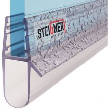 Steigner - Duschdichtung UK17 Ersatzdichtung für Dusche Wasserabweiser, l, 120 cm, (Einzeldichtung), 5mm bis 8mm Glasstärke
