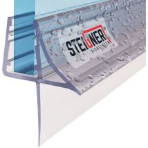 Steigner - Duschdichtung UK09 Ersatzdichtung für Dusche Wasserabweiser, l, 130 cm, (Einzeldichtung), 6mm bis 8mm Glasstärke