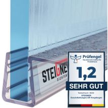 Duschdichtung, 180cm, Glasstärke 6/7/ 8 mm, Gerade pvc Ersatzdichtung für Dusche, UK11 - Steigner