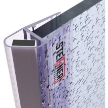 Steigner - Joint de douche pour paroi en verre, 160cm, vitre 3,5/4/5mm, joint d'étanchéité magnétique pvc, UKM03, 1 pièce