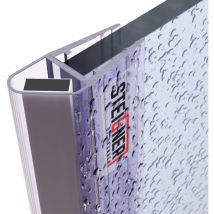 Steigner - Joint de douche pour paroi en verre, 197cm, vitre 6/7/8mm, joint d'étanchéité magnétique pvc, UKM04, 1 pièce