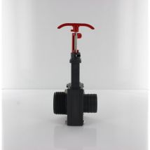 060020 - Valvola di intercettazione per Tubo Flessibile, Diametro 38 mm, Filettatura Maschio 1,5' - Steinbach