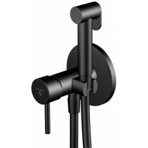 Steinberg Armaturen - Steinberg 100 - Robinet de bidet encastré, avec douchette, noir mat 100 1350 s