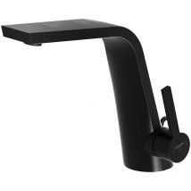 Steinberg 260 - Miscelatore da lavabo con piletta di scarico, nero opaco 260 1000 1 S