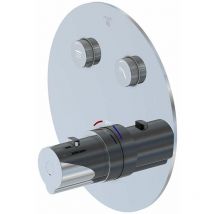 Steinberg 390 - Miscelatore termostatico ad incasso per 2 utenze, cromo 390 4321 3
