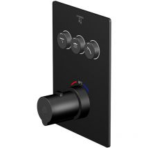 Steinberg 390 - Miscelatore termostatico ad incasso per 3 utenze, nero 390 4231 3 s