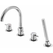 Steinberg 100 - Mitigeur sur le bord de baignoire, installation 4 trous, chrome 100 2400