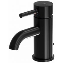 Steinberg Armaturen - Steinberg 100 - Mitigeur de lavabo avec vidage, noir mat 100 1000 s