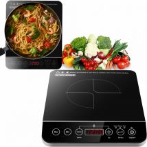 Induktionskochfeld 1 Platte Einzelinduktionskochfeld Induktionskochplatte 2000 Watt - Steinborg