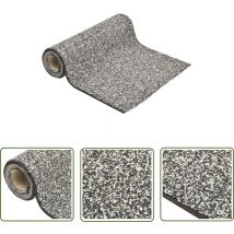 The Living Store Steinfolie Grau 1000x40 cm - Teichfolie - Steinfolie - Wasserdichtes Material - Graue Farbe - Gartendeko