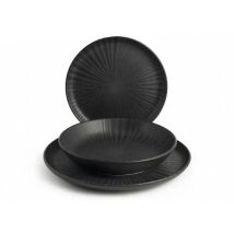 Steingut Geschirrset 18 Teile Nordic Venere