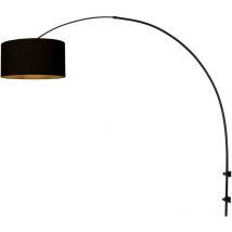 Aplique de pared - Sparkled Light - negro - lino - Steinhauer