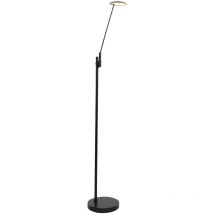 Steinhauer - lámpara de pie - Daphne - negro - metal - lámpara de