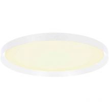 Steinhauer - deckenleuchte - Flady - weiß - kunststoff metall - ø