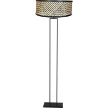 Lampade da terra Stang - nero - metallo - 3845ZW - Nero - Steinhauer
