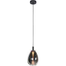 Steinhauer - lámpara colgante - Glimsy - negro - vidrio metal - ø