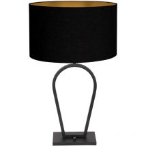 Steinhauer - lámpara de mesa - Stang - negro - lino metal - ø