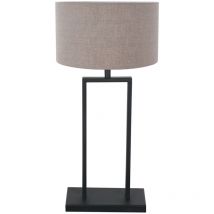 Steinhauer - lampe de table Stang - noir - métal - 30 cm - E27 (grande raccord) - 3861ZW - Noir