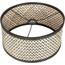 Steinhauer - pantalla de lámpara - Shade - negro - bambú madera -