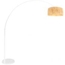 Stehlampe - Sparkled Light - weiß - metall seegras - - Steinhauer