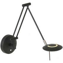 Wandleuchte - Zodiac led - schwarz - kunststoff - Steinhauer