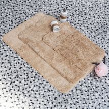 Badteppich Badematte Badvorleger Duschvorleger für Badezimmer Camel 50x80 cm - Witen&nock