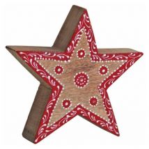 Stella di mango rossa e bianca