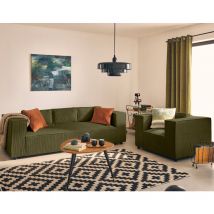 Stella - fauteuil en velours côtelé - vert