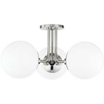 Stella Luces Semi Empotrar Níquel Pulido, Vidrio