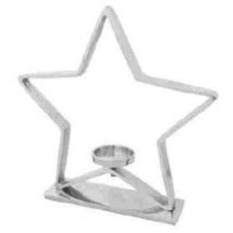 Stella P/Candele Metallo 42X42Xcm X1