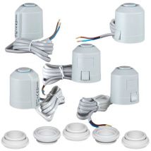 Stellantrieb Fußbodenheizung 24 V AC NC VM Ventilanpassung VA80 5 Stück