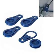 Set mit 6 Klemmklammern zur Befestigung von Markisen und Planen ø 0,44 x 8,3 cm Benson