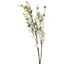 Stelo di ciliegio artificiale H110cm - Bianco Atmosphera Créateur D'intérieur