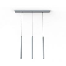 Pendelleuchte STELO – Zylindrische Form – 2,5 cm Durchmesser – Höhen: 40/60/100 cm – 3,6 W LED – 4000 K – 80% austauschbare Komponenten