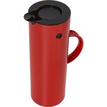 Stelton Em77 Pichet Isotherme Rouge Éclatant 1 Litre